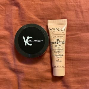 BC foundation and setting powder